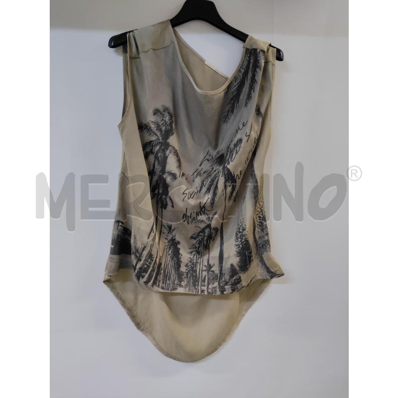 MAGLIA DONNA GAUDÌ BEIGE ALBERI | Mercatino dell'Usato Acerra 1