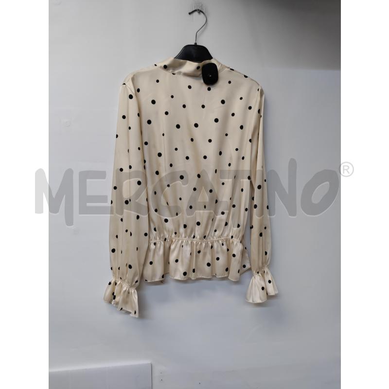 MAGLIA DONNA GIORGIA&JOHNS BEIGE PUNTI NERO | Mercatino dell'Usato Acerra 2