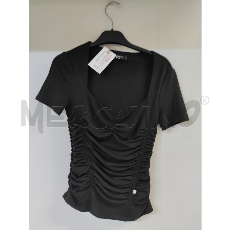 MAGLIA DONNA GUESS NERO ARRICCIATA | Mercatino dell'Usato Acerra 1