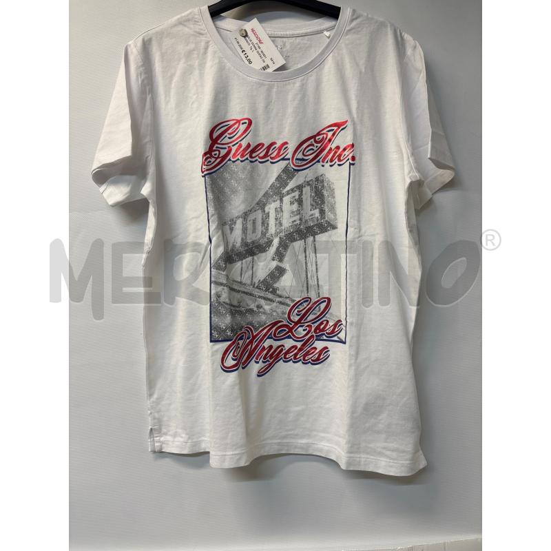 MAGLIA DONNA GUESS ONE BIANCO | Mercatino dell'Usato Acerra 1
