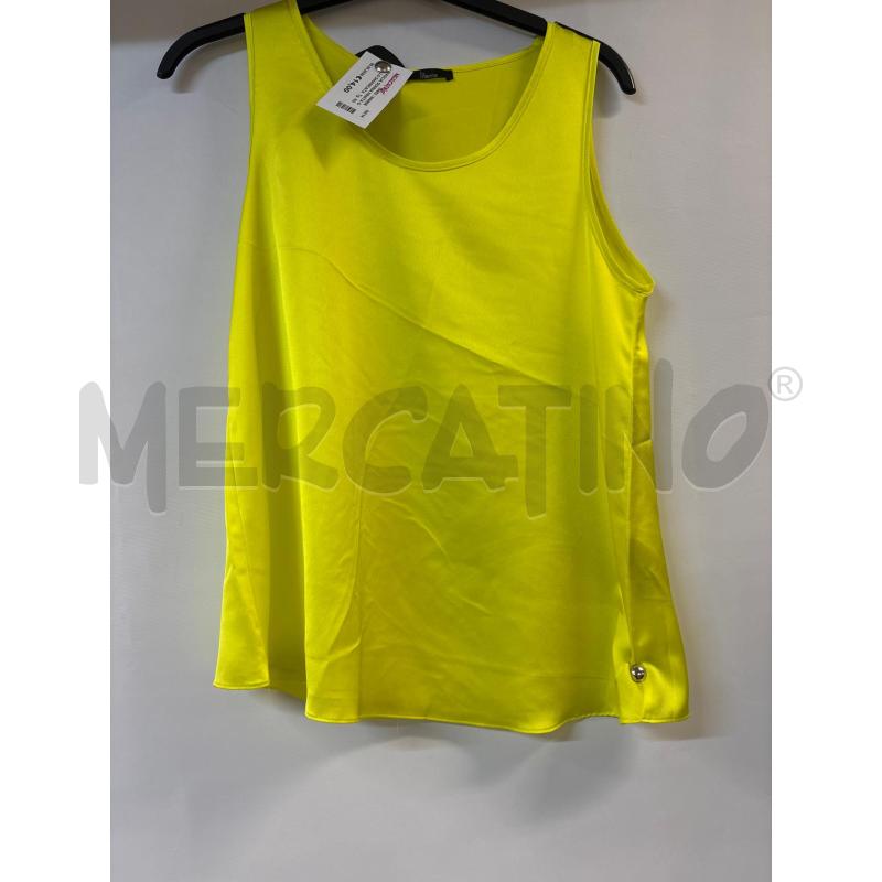 MAGLIA DONNA HANITA GIALLO SMANICATA | Mercatino dell'Usato Acerra 1