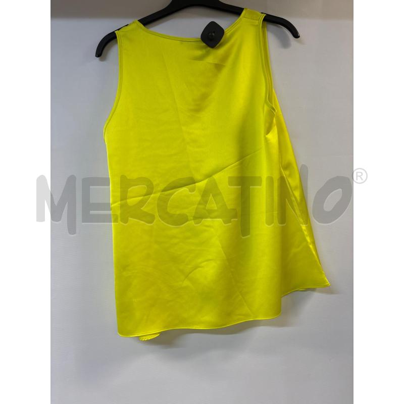 MAGLIA DONNA HANITA GIALLO SMANICATA | Mercatino dell'Usato Acerra 2