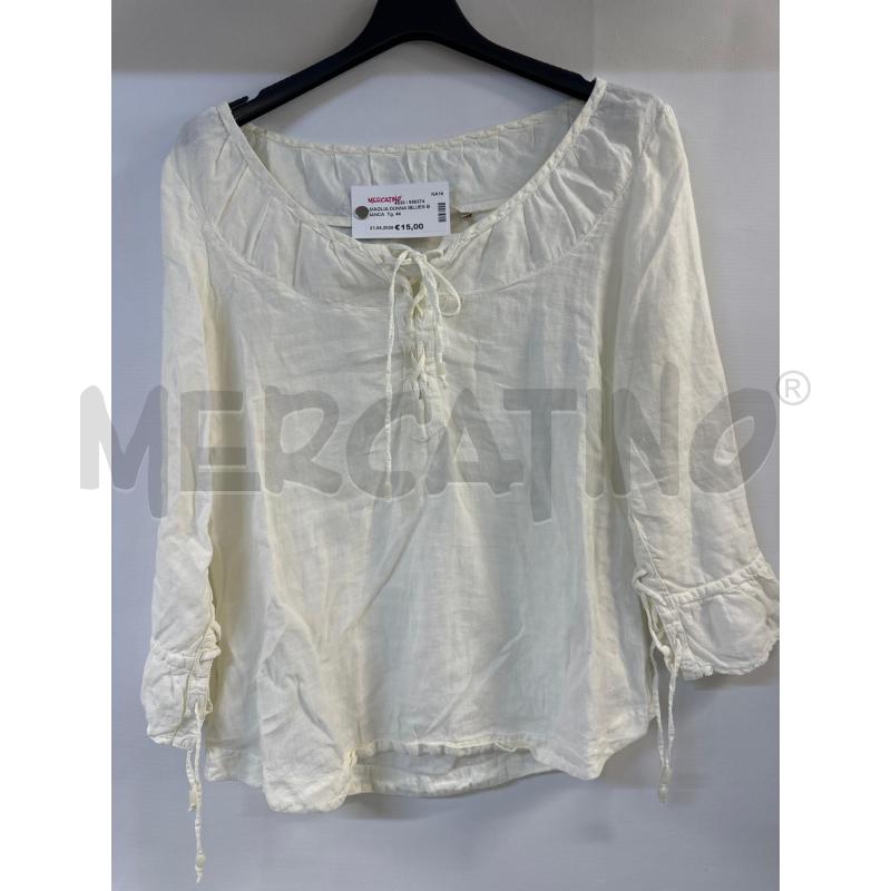 MAGLIA DONNA IBLUES BIANCA | Mercatino dell'Usato Acerra 1