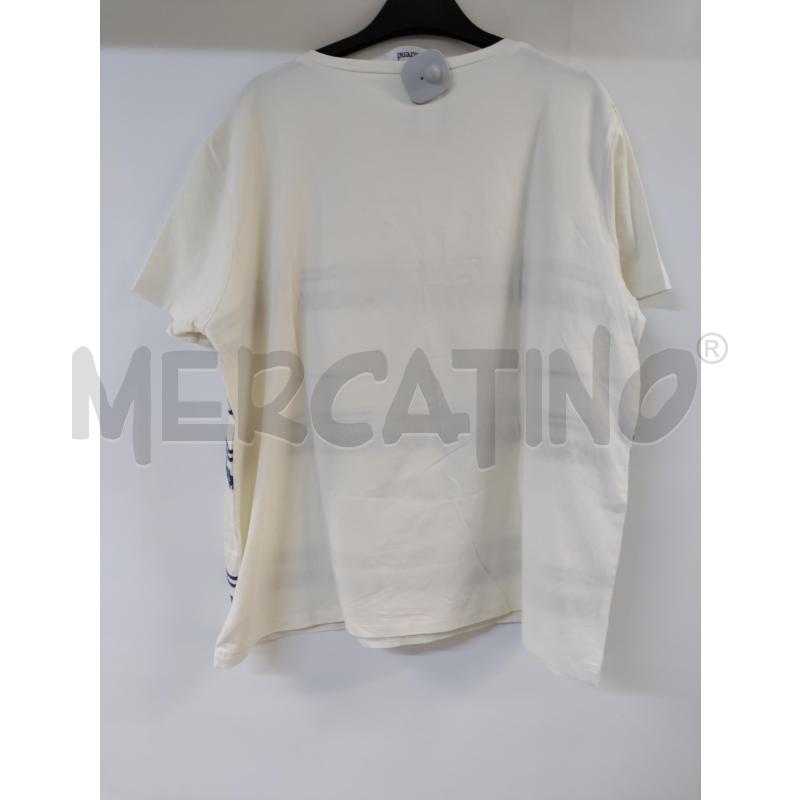 MAGLIA DONNA INTREND BIANCO BLU RICAMI | Mercatino dell'Usato Acerra 2