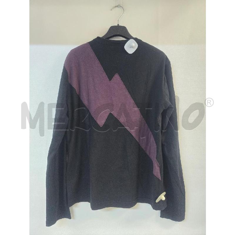MAGLIA DONNA JUST CAVALLI NERO SCRITTA | Mercatino dell'Usato Acerra 2