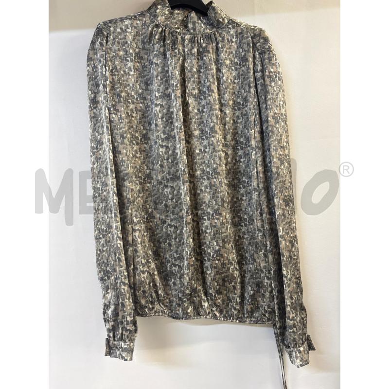 MAGLIA DONNA KOCCA GRIGIO BEIGE | Mercatino dell'Usato Acerra 1