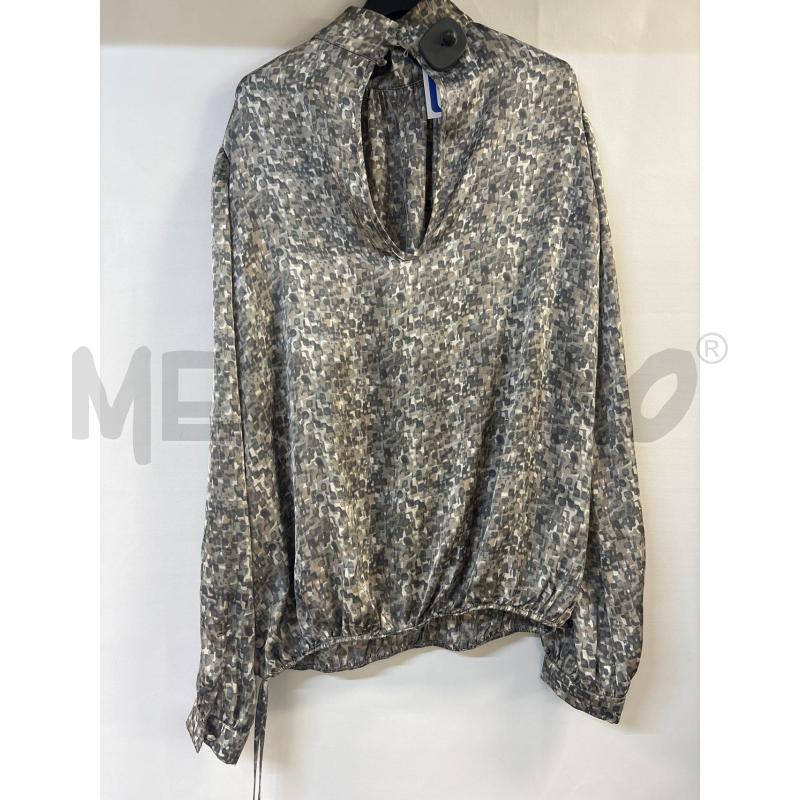 MAGLIA DONNA KOCCA GRIGIO BEIGE | Mercatino dell'Usato Acerra 2
