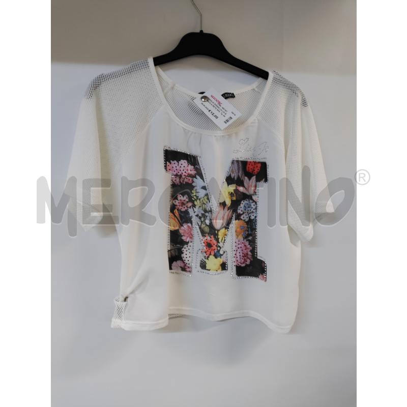 MAGLIA DONNA LIU-JO BIANCO A RETE SPALLE | Mercatino dell'Usato Acerra 1