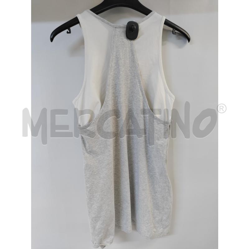 MAGLIA DONNA LIU-JO GRIGIO BIANCO FIORI STRASS | Mercatino dell'Usato Acerra 2