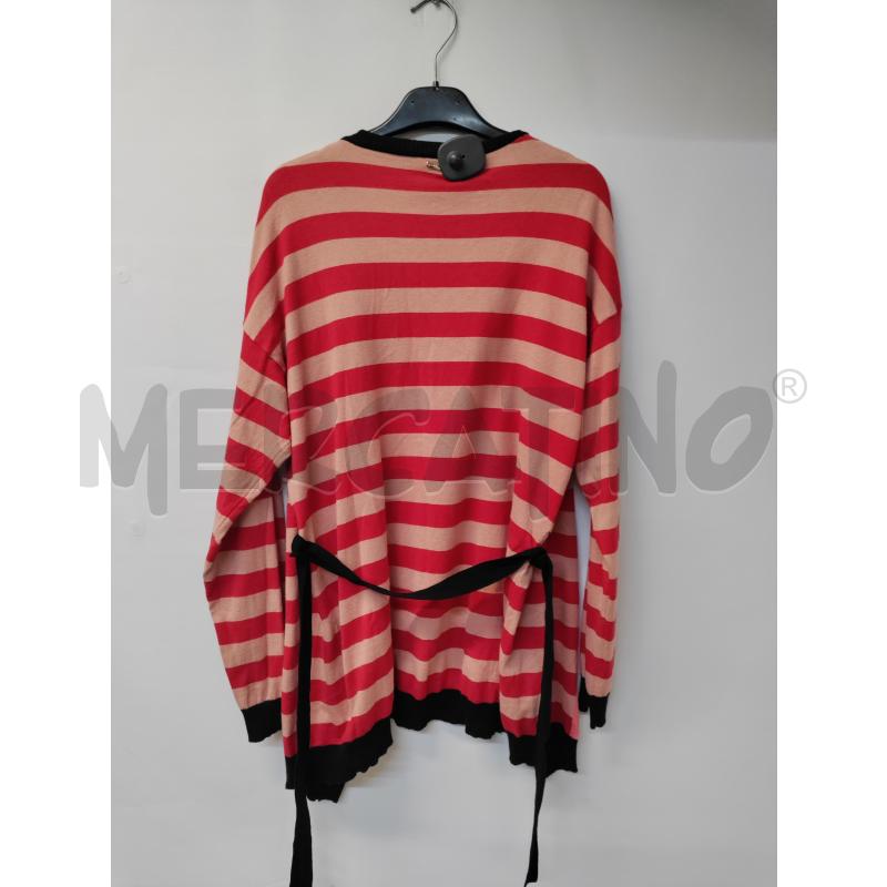 MAGLIA DONNA LIU-JO RIGATO ROSSO ROSA  | Mercatino dell'Usato Acerra 2