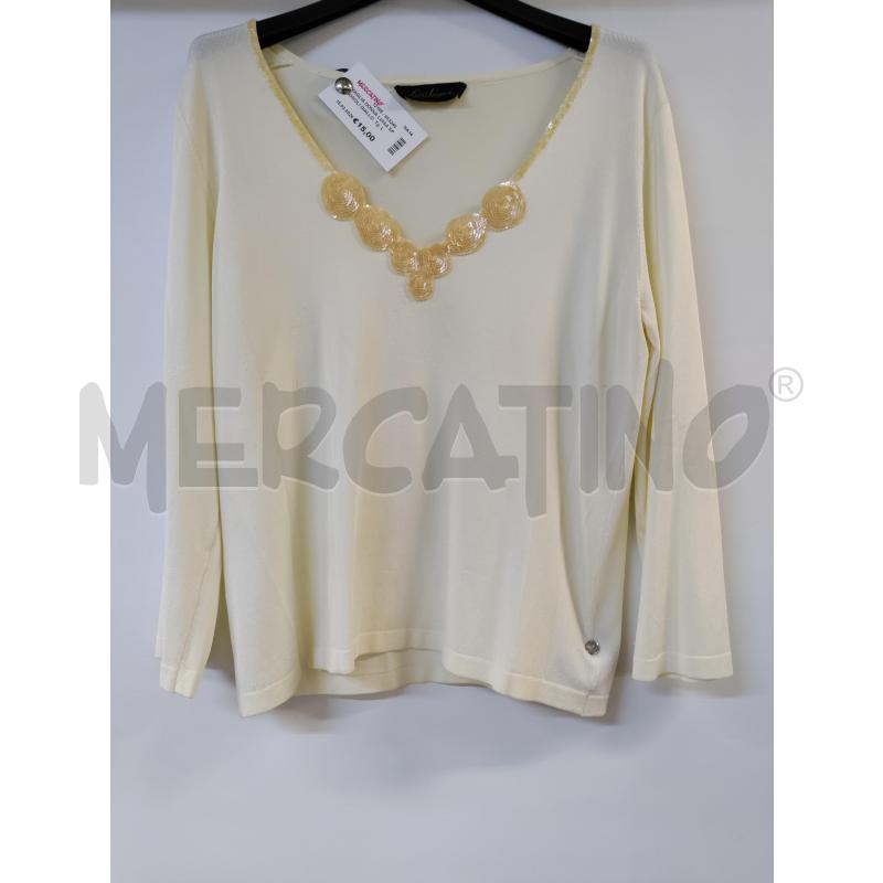 MAGLIA DONNA LUISA SPAGNOLI GIALLO | Mercatino dell'Usato Acerra 1