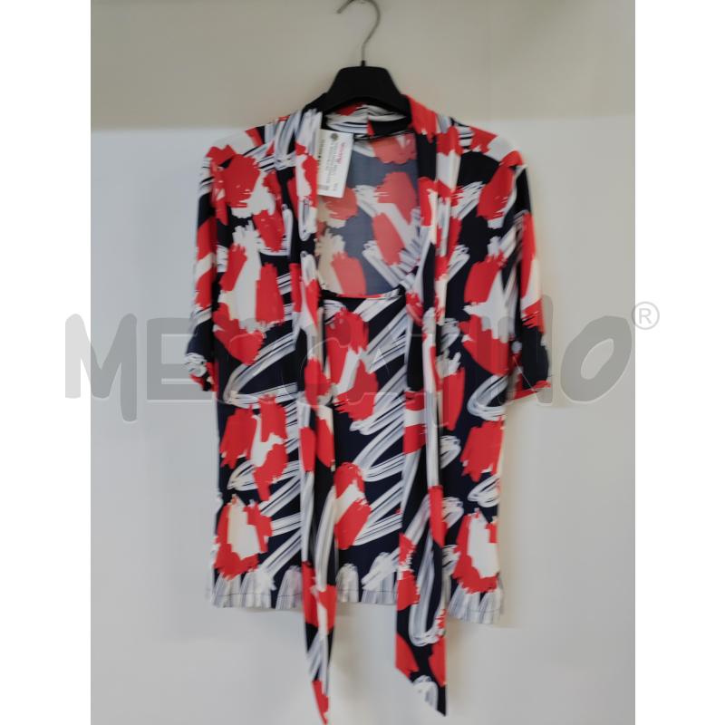 MAGLIA DONNA MARA CAROL BIANCO BLU ROSSO | Mercatino dell'Usato Acerra 1