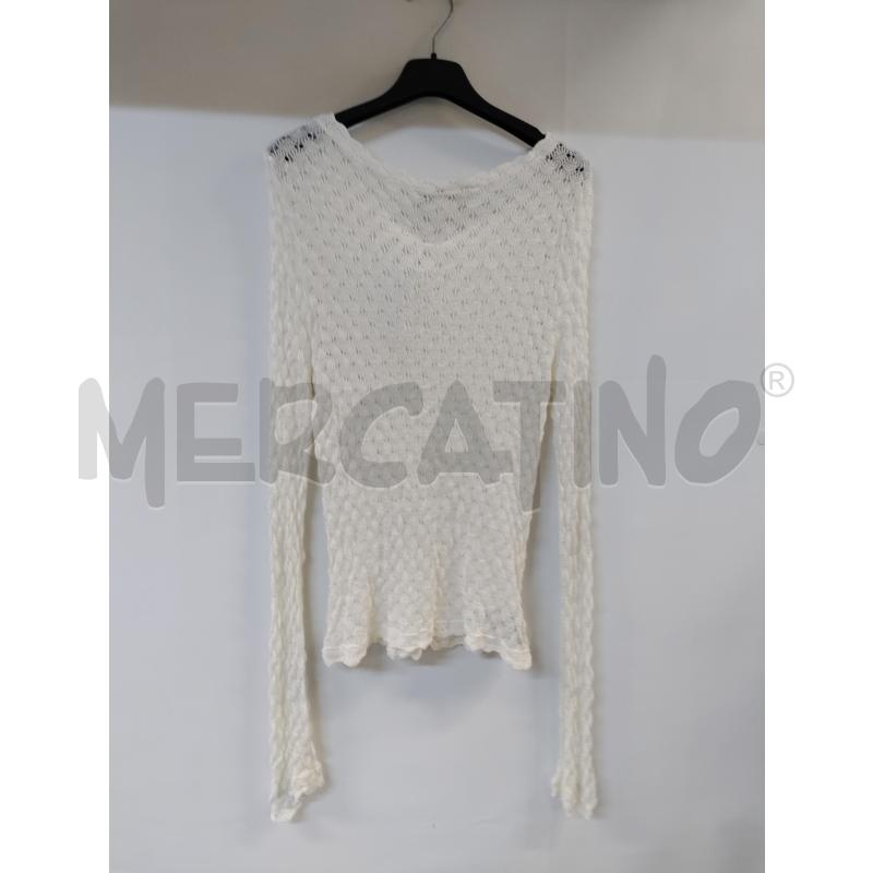 MAGLIA DONNA MARELLA BIANCO | Mercatino dell'Usato Acerra 2