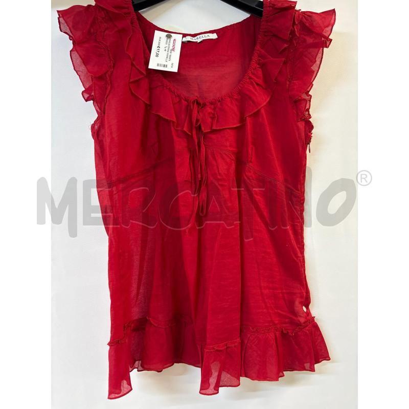 MAGLIA DONNA MARELLA ROSSO  | Mercatino dell'Usato Acerra 1