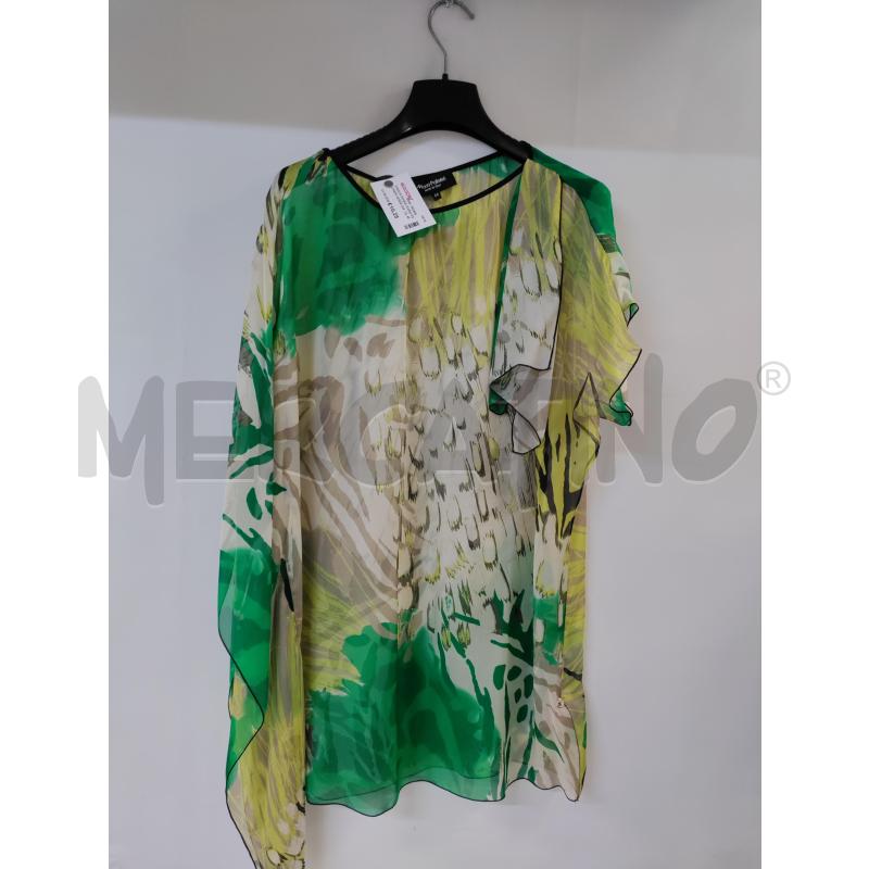 MAGLIA DONNA MARIA PALMIERI VERDE GIALLO BIANCO | Mercatino dell'Usato Acerra 1