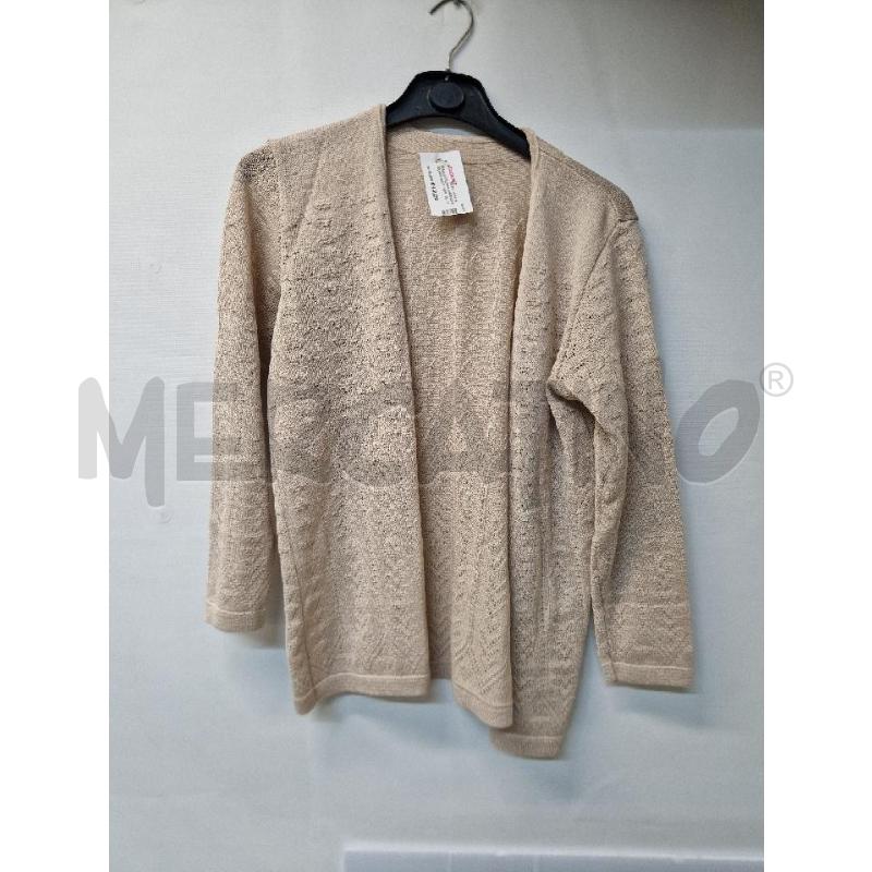 MAGLIA DONNA MARRONE RICAMI BOTT FIORI DORATI | Mercatino dell'Usato Acerra 1