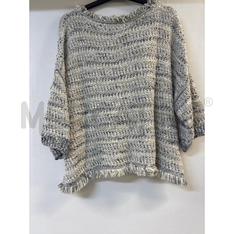 MAGLIA DONNA MAX&CO CELESTE GRIGIO  | Mercatino dell'Usato Acerra 2
