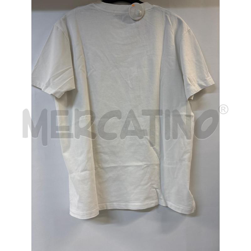 MAGLIA DONNA MOSCHINO BIANCO SCRITTA MARINA | Mercatino dell'Usato Acerra 2