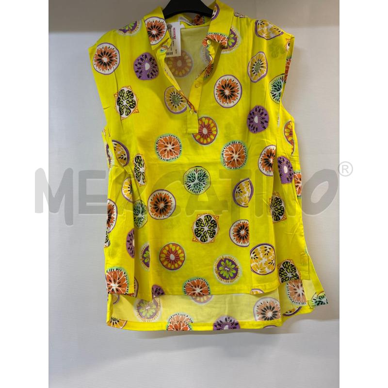 MAGLIA DONNA NARA CAMICIE GIALLO SMANICATA | Mercatino dell'Usato Acerra 1