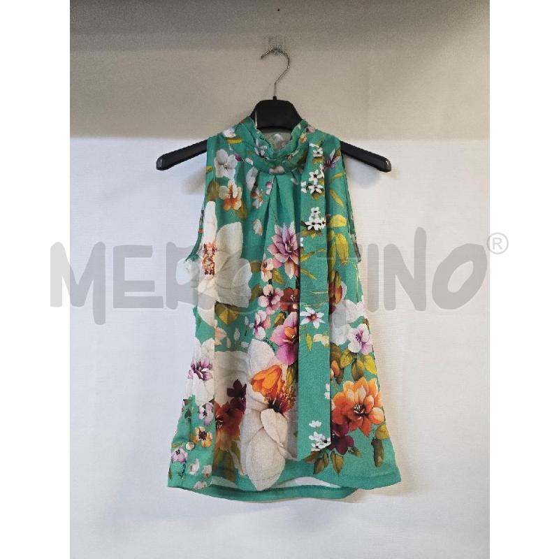 MAGLIA DONNA NARA CAMICIE VERDE FIORI | Mercatino dell'Usato Acerra 1