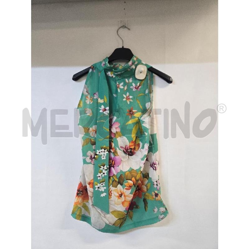 MAGLIA DONNA NARA CAMICIE VERDE FIORI | Mercatino dell'Usato Acerra 2