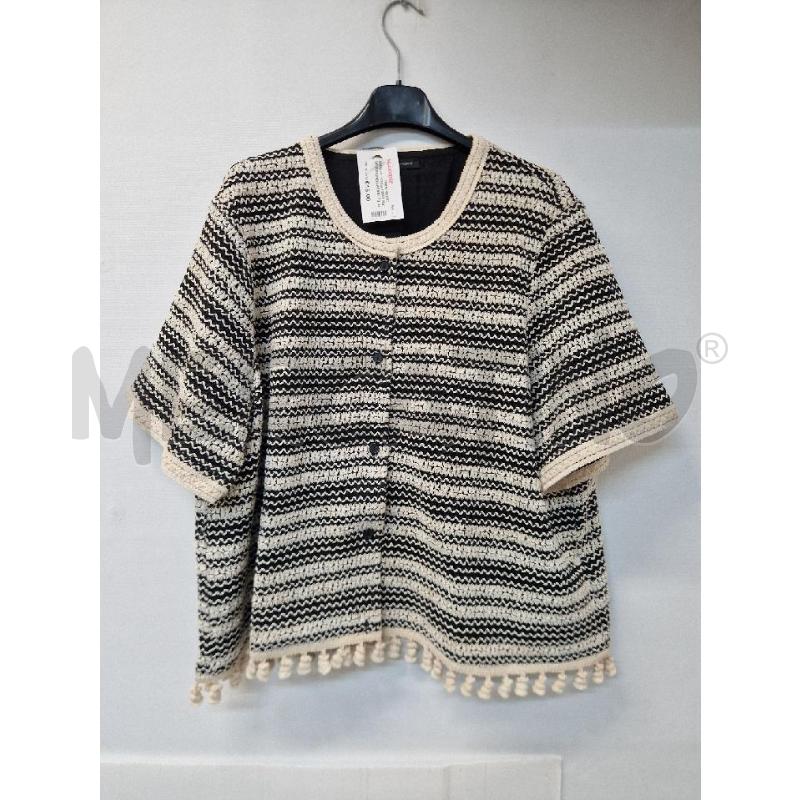 MAGLIA DONNA NERO BIANCO FIORELLARUBINO | Mercatino dell'Usato Acerra 1