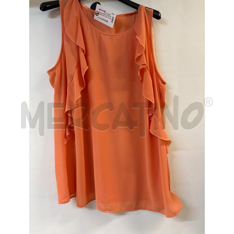 MAGLIA DONNA OLTRE ARANCIONE VELO CON ROUGE | Mercatino dell'Usato Acerra 1