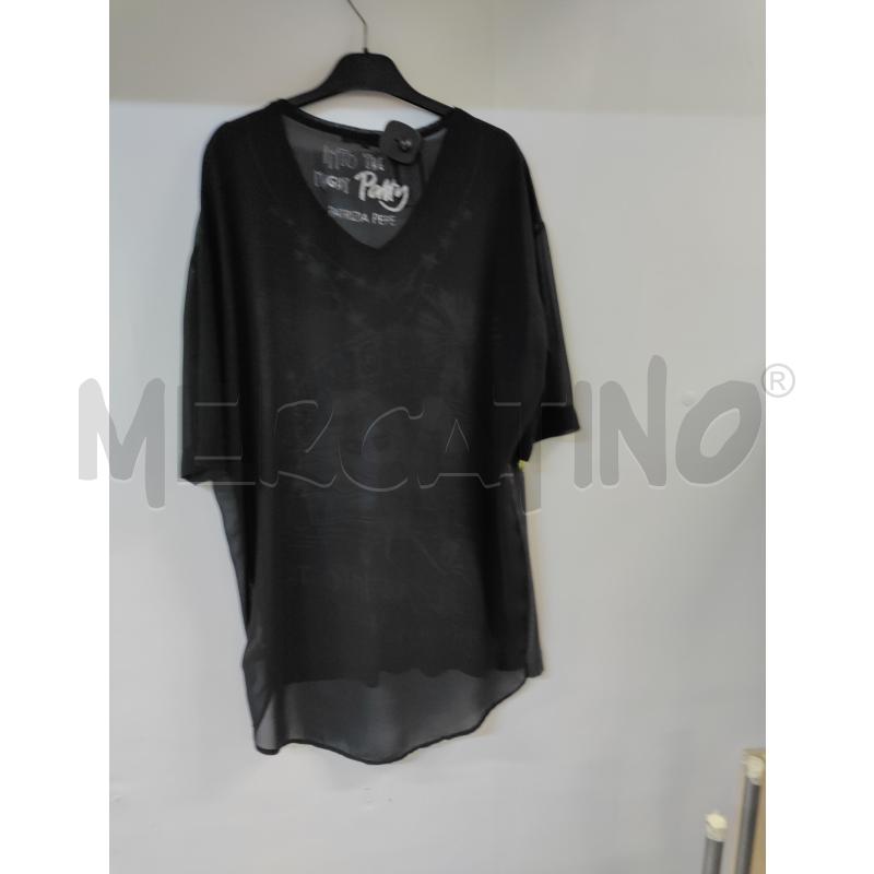 MAGLIA DONNA PATRIZIA PEPE GRIGIO DISEGNO BAMBINA BIONDA | Mercatino dell'Usato Acerra 2