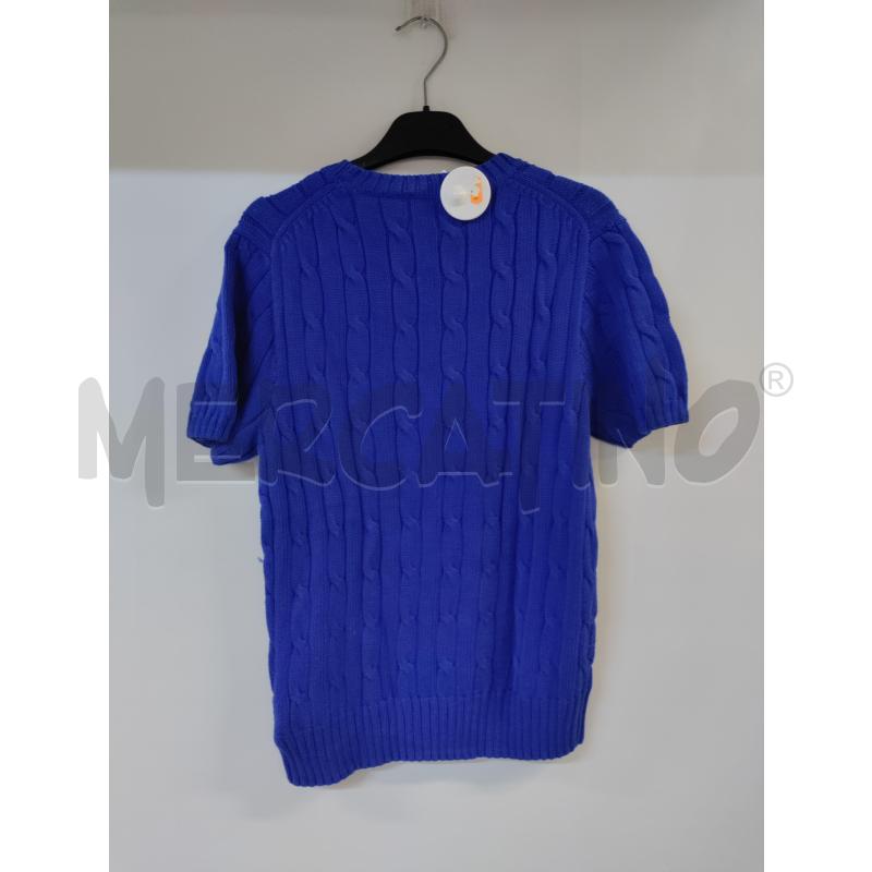 MAGLIA DONNA POLO RALPH LAUREN BLU FILO MEZZA MANICA | Mercatino dell'Usato Acerra 2