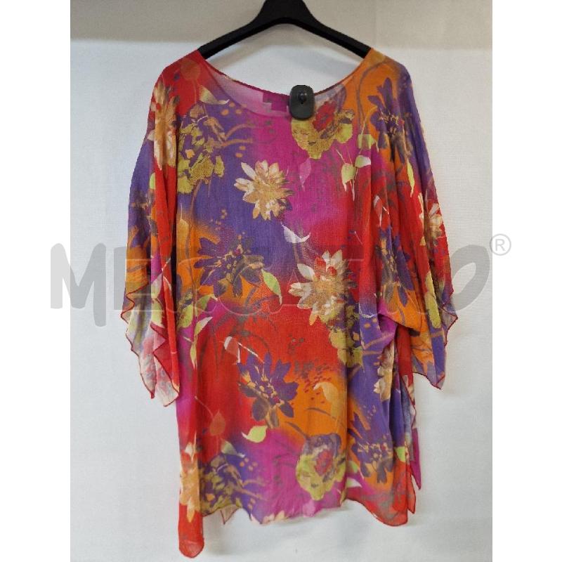 MAGLIA DONNA ROSSO VIOLA FIORI ELENA MIRO' | Mercatino dell'Usato Acerra 2
