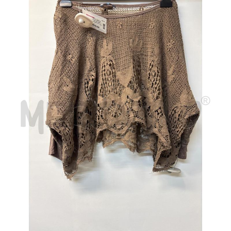 MAGLIA DONNA SILVIAN HEACH MARRONE TRAFORATA | Mercatino dell'Usato Acerra 1