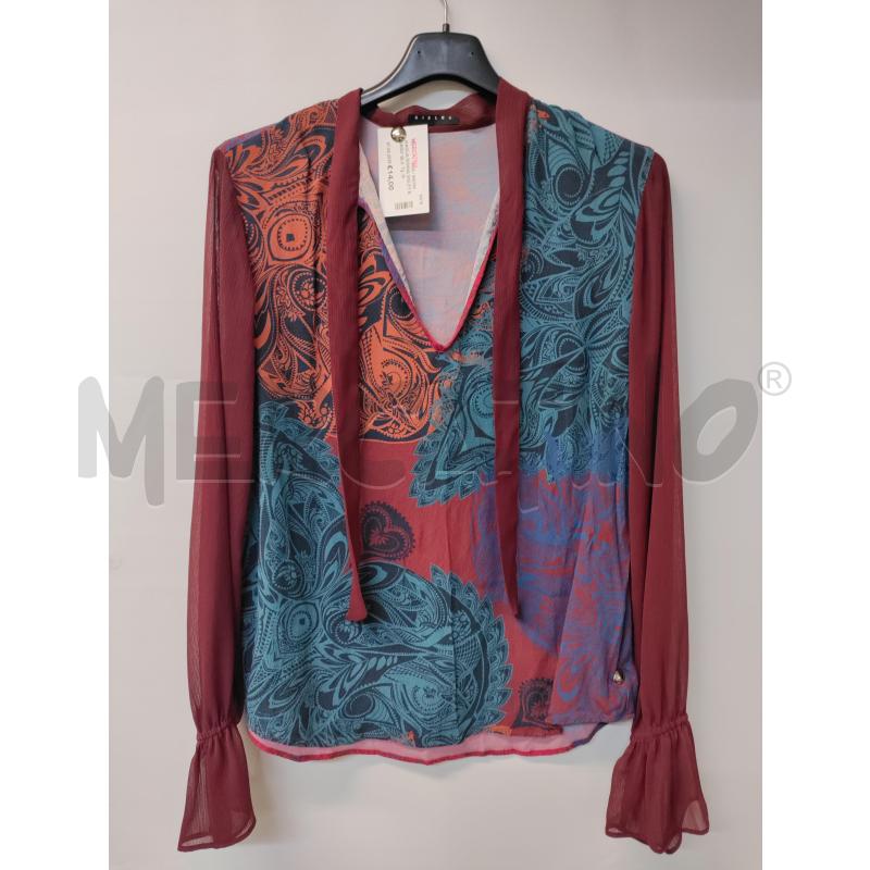 MAGLIA DONNA SISLEY BORDO' BLU | Mercatino dell'Usato Acerra 1