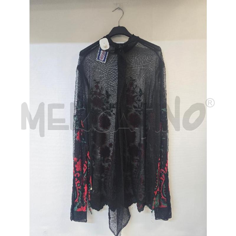MAGLIA DONNA VELATA NERO CON ROSE ROSSE ASOS | Mercatino dell'Usato Acerra 2