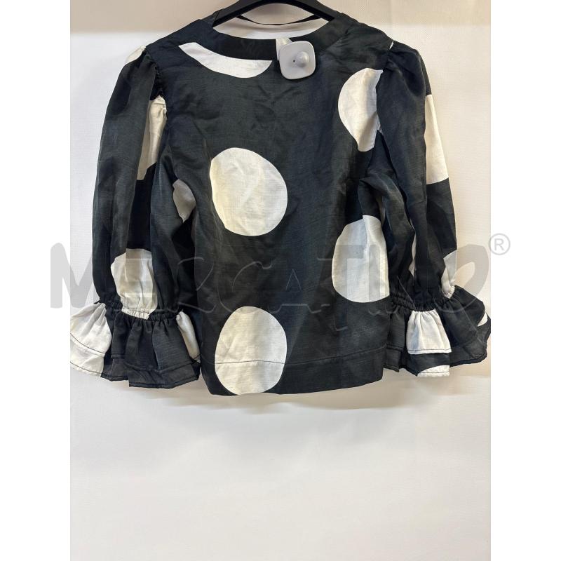 MAGLIA DONNA VERO MODA NERO POIS BIANCO | Mercatino dell'Usato Acerra 2