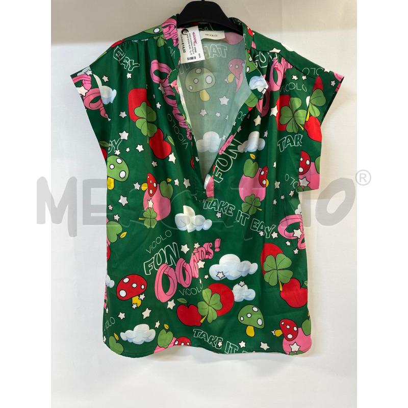 MAGLIA DONNA VICOLO VERDE ROSSO ROSA | Mercatino dell'Usato Acerra 1