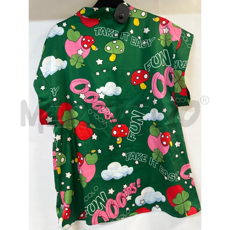 MAGLIA DONNA VICOLO VERDE ROSSO ROSA | Mercatino dell'Usato Acerra 2