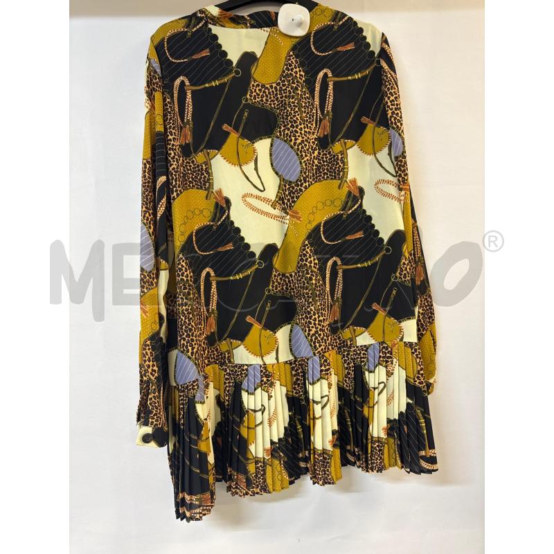 MAGLIA DONNA ZARA BASIC NERO FANTASIA LEOPARDATO CATENE | Mercatino dell'Usato Acerra 2