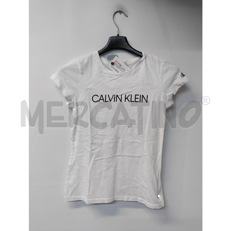MAGLIA RAGAZZO CALVIN KLEIN BIANCO | Mercatino dell'Usato Acerra 1