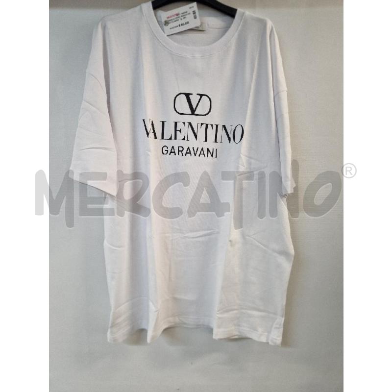 MAGLIA UOMO BIANCO SCRITTA NERO | Mercatino dell'Usato Acerra 1