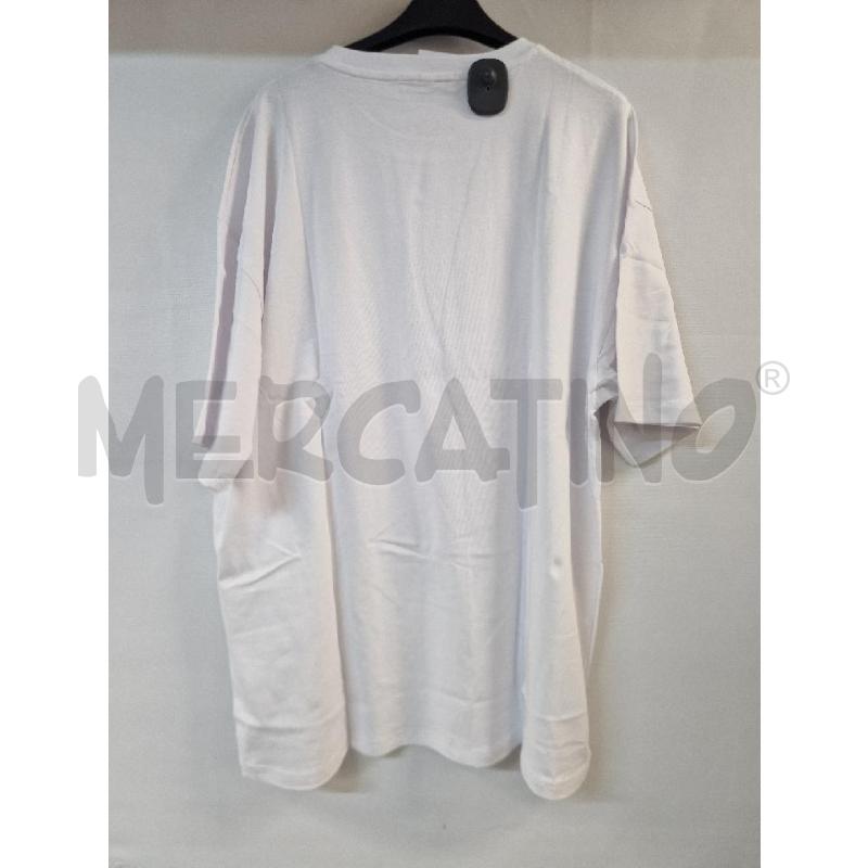 MAGLIA UOMO BIANCO SCRITTA NERO | Mercatino dell'Usato Acerra 2