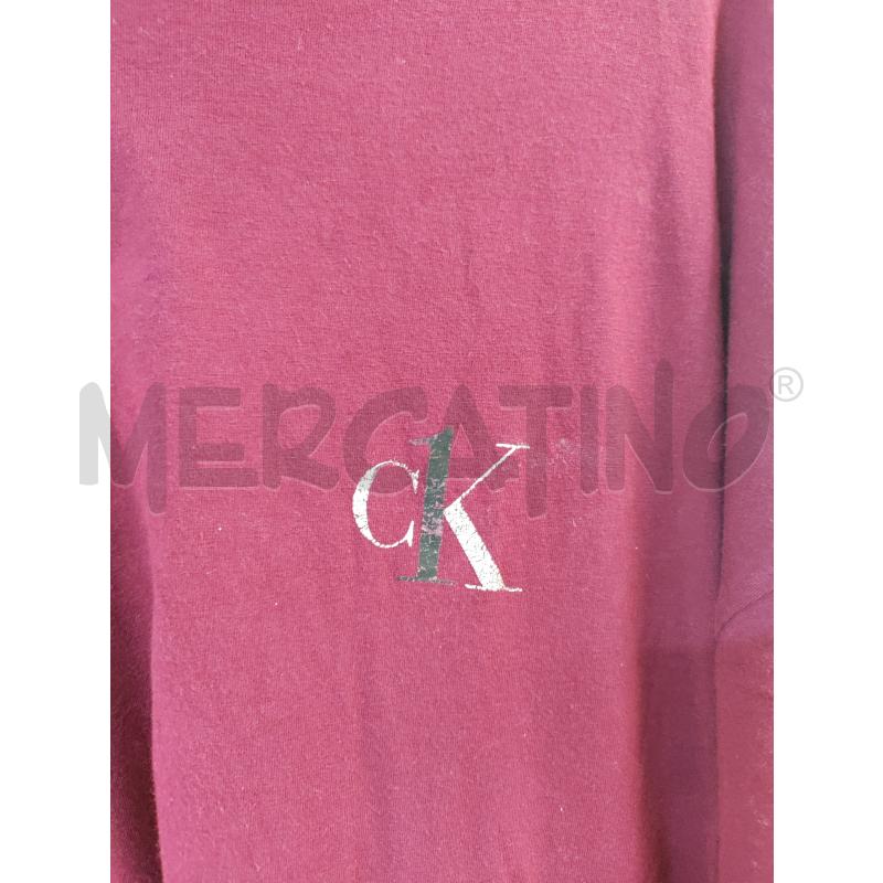 MAGLIA UOMO CALVIN KLEIN BORDO' | Mercatino dell'Usato Acerra 2