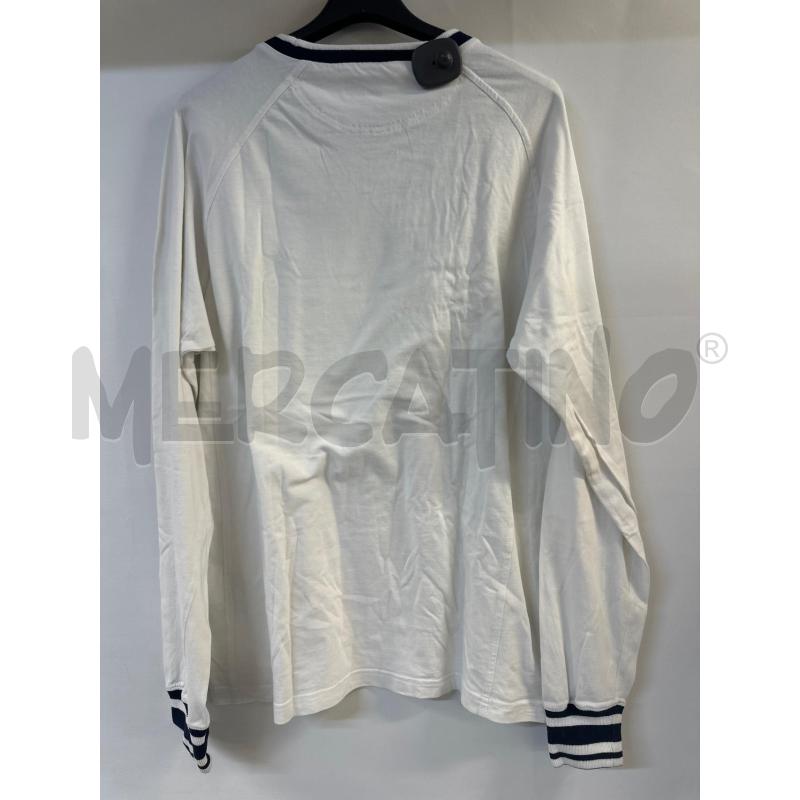 MAGLIA UOMO CHAMPION BIANCO MANICA BLU | Mercatino dell'Usato Acerra 2
