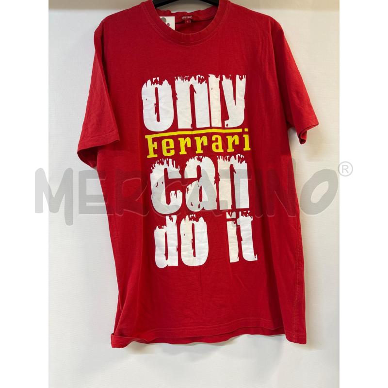 MAGLIA UOMO FERRARI ROSSO BIANCO | Mercatino dell'Usato Acerra 1