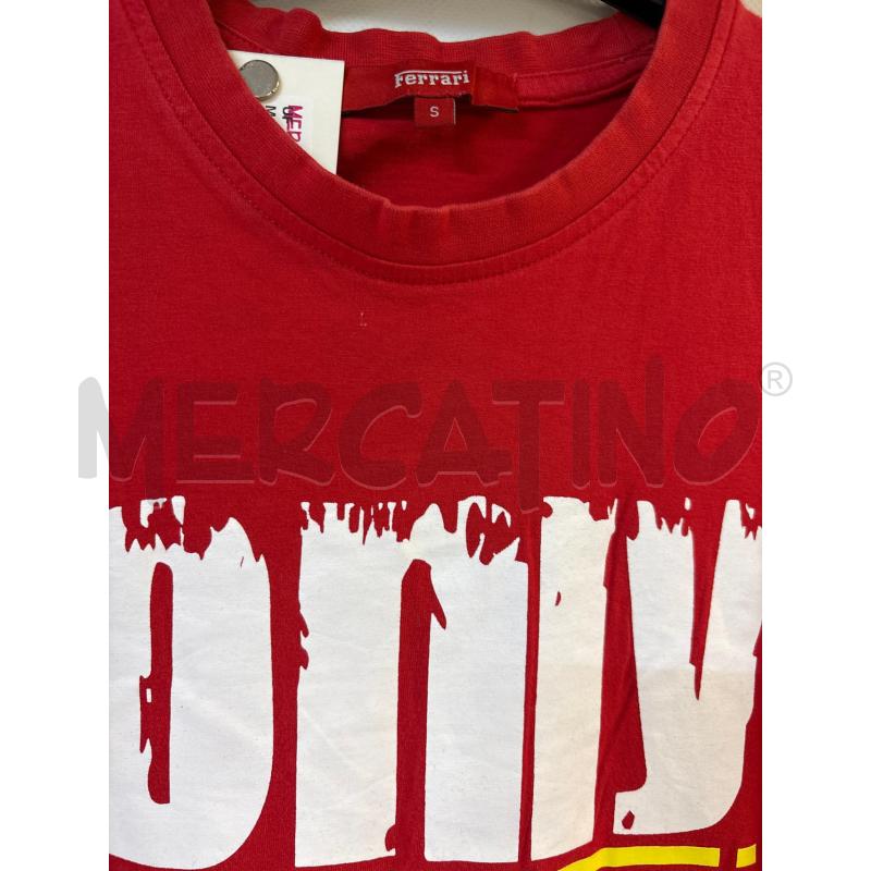 MAGLIA UOMO FERRARI ROSSO BIANCO | Mercatino dell'Usato Acerra 2