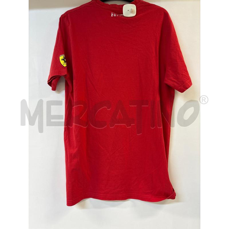 MAGLIA UOMO FERRARI ROSSO BIANCO | Mercatino dell'Usato Acerra 3