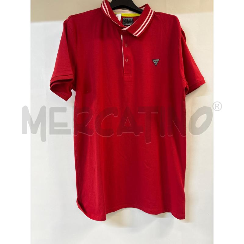 MAGLIA UOMO GUESS ROSSO | Mercatino dell'Usato Acerra 1