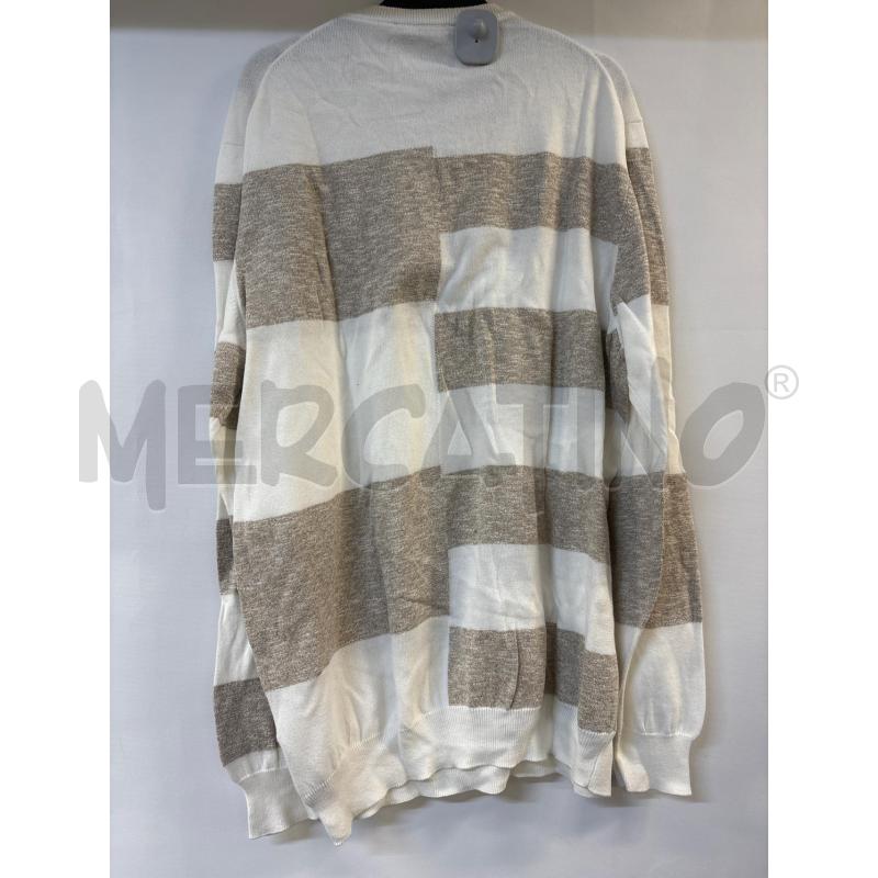 MAGLIA UOMO HARMONT&BLAINE BIANCO BEIGE | Mercatino dell'Usato Acerra 2