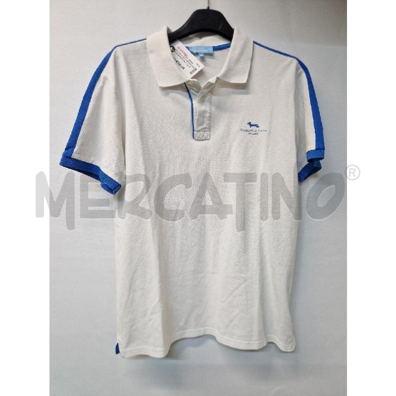 MAGLIA UOMO HARMONT&BLAINE BIANCO BLU | Mercatino dell'Usato Acerra 1