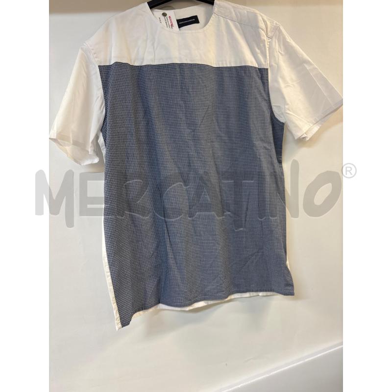 MAGLIA UOMO KRISVANASSCHE BIANCO BLU | Mercatino dell'Usato Acerra 1
