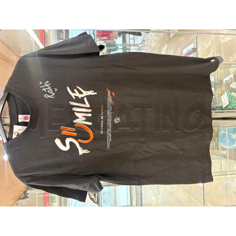 MAGLIA UOMO NERO SMILE BIANCO ARANCIO | Mercatino dell'Usato Acerra 1